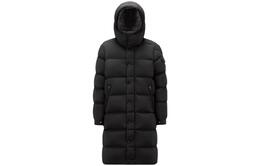 Moncler: Чёрный пуховик 