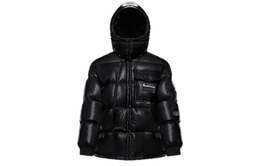 Moncler: Чёрный пуховик 