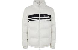 Moncler: Белый пуховик 