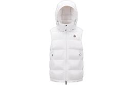 Moncler: Белый жилет 