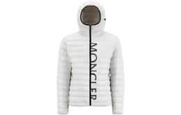 Moncler: Белый пуховик 