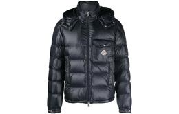 Moncler: Тёмный пуховик 