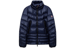 Moncler: Тёмный пуховик 