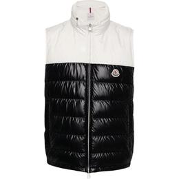 Moncler: Чёрный пуховик 