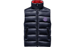 Moncler: Синий жилет 