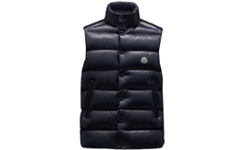 Moncler: Синий жилет 