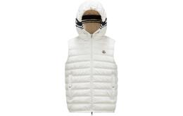 Moncler: Белый пуховик 