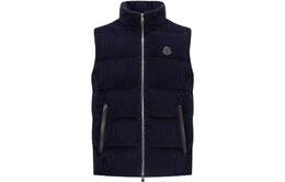 Moncler: Синий жилет 