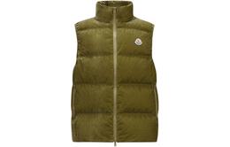 Moncler: Зелёный жилет 