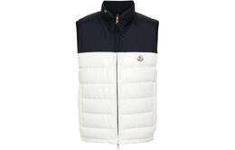 Moncler: Белый жилет 