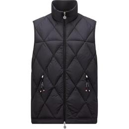 Moncler: Чёрный пуховик 