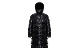 Moncler: Чёрный пуховик 