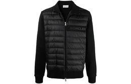 Moncler: Чёрный пуховик 