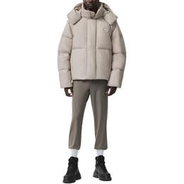 Canada Goose: Серый пуховик 