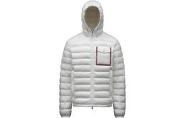 Moncler: Белый пуховик 