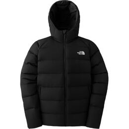 The North Face: Чёрный пуховик 