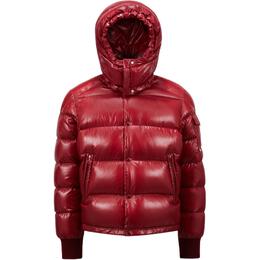 Moncler: Тёмный пуховик 