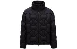 Moncler: Чёрный пуховик 