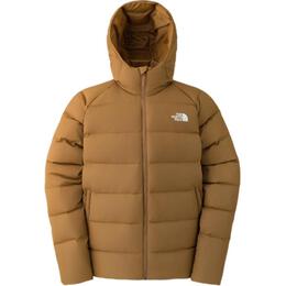 The North Face: Коричневый пуховик 