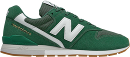 New Balance: Зелёные кроссовки  996