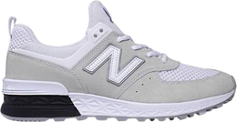 New Balance: Серые кроссовки  574