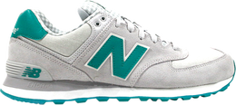 New Balance: Светлые кроссовки  574