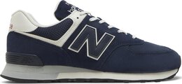 New Balance: Синие кроссовки  574