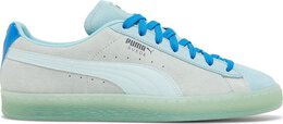 PUMA: Синие кроссовки  Suede