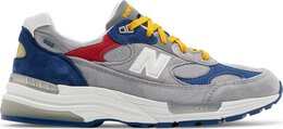 New Balance: Серые кроссовки  992