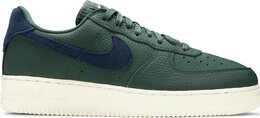 Nike: Зелёные кроссовки  Air Force 1