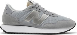 New Balance: Серые кроссовки  237