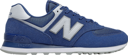 New Balance: Синие кроссовки  574