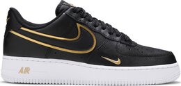 Nike: Чёрные кроссовки  Air Force 1