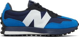 New Balance: Синие кроссовки  327