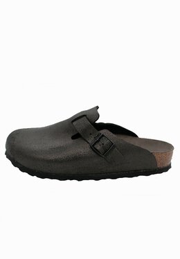 Birkenstock: Чёрные сабо 