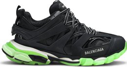 Balenciaga: Чёрные кроссовки  Track