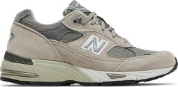 New Balance: Серые кроссовки  991