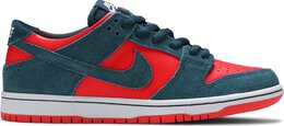 Nike: Красные кроссовки  Dunk Low Pro SB