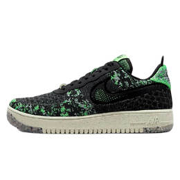 Nike: Зелёные кроссовки  Air Force 1 Crater Flyknit