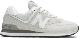 New Balance: Серые кроссовки  574