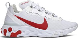 Nike: Белые кроссовки  React Element 55