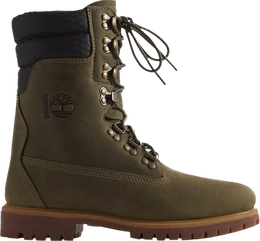 Timberland: Светлые ботинки 