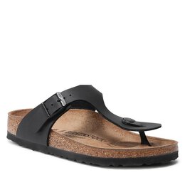 Birkenstock: Чёрные шлёпанцы  Gizeh