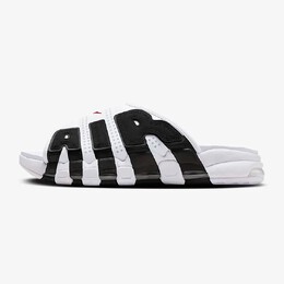 Nike: Белые шлёпанцы  Air More Uptempo