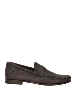 Santoni: Тёмные туфли 