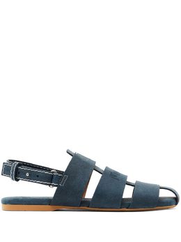 JW Anderson: Голубые сандалии  Fisherman