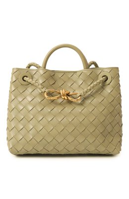 Bottega Veneta: Зелёная сумка 