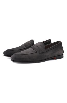 Santoni: Тёмные туфли 