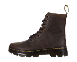 Dr. Martens: Коричневые ботинки 