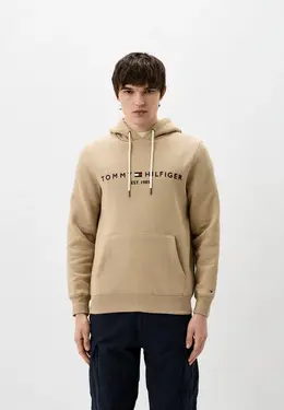 Tommy Hilfiger: Бежевая толстовка 